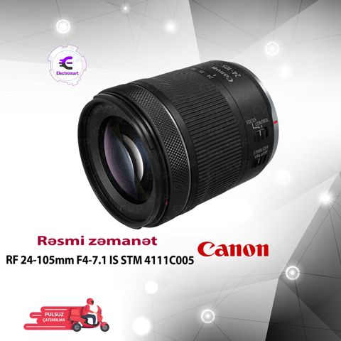 Canon RF 24-105mm F4-7.1 IS STM 4111C005 — Bakı