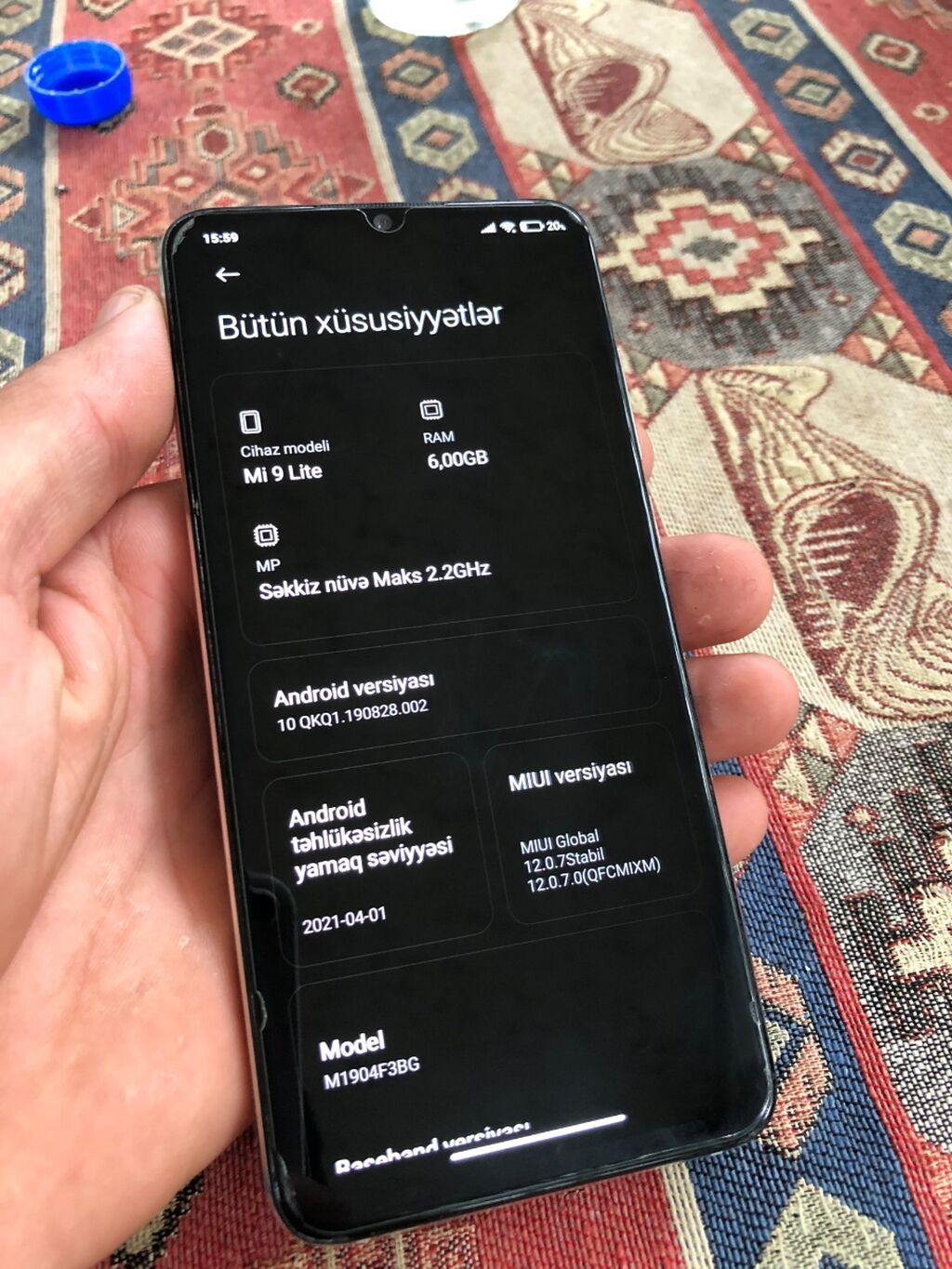 Xiaomi Mi 8 Lite, 64 GB, rəng - Qara, Barmaq izi — Xiaomi, Şirvan (5)
