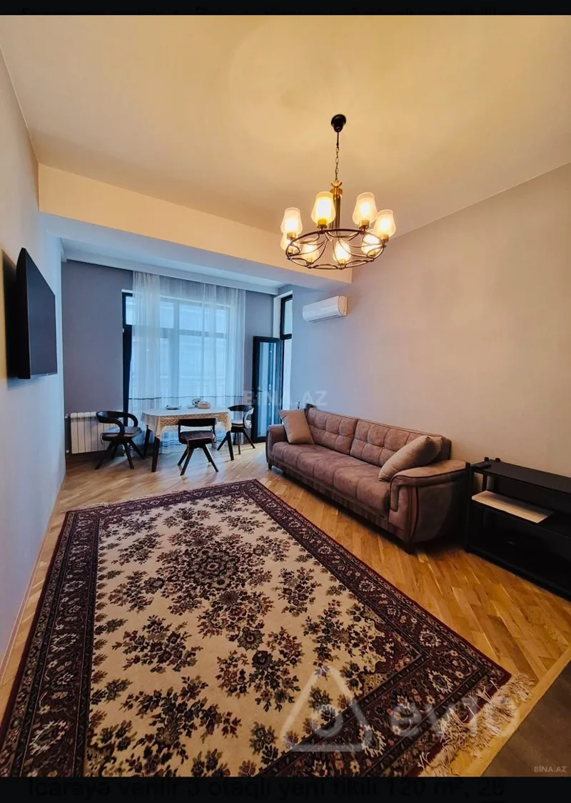 3 otaqlı mənzil, 75 m², Zərifə Əliyevə küç. — kirayə — Mənzil, Bakı (5)