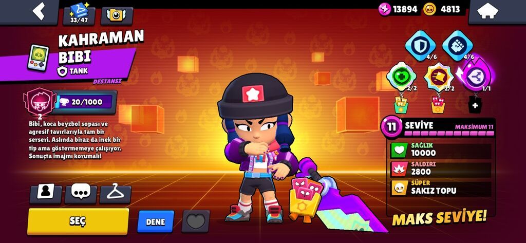 Məhsul: Brawl Stars oyun hesabı Xüsusiyyətlər: - Kupa yolu: 107,379 — Aksesuarlar, Bakı (2)