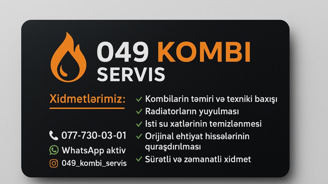 Kombi Servis, Santexnik — Cəfər cəfərzadə — Kombi, qazanca və su isitici təmiri, Bakı (4)