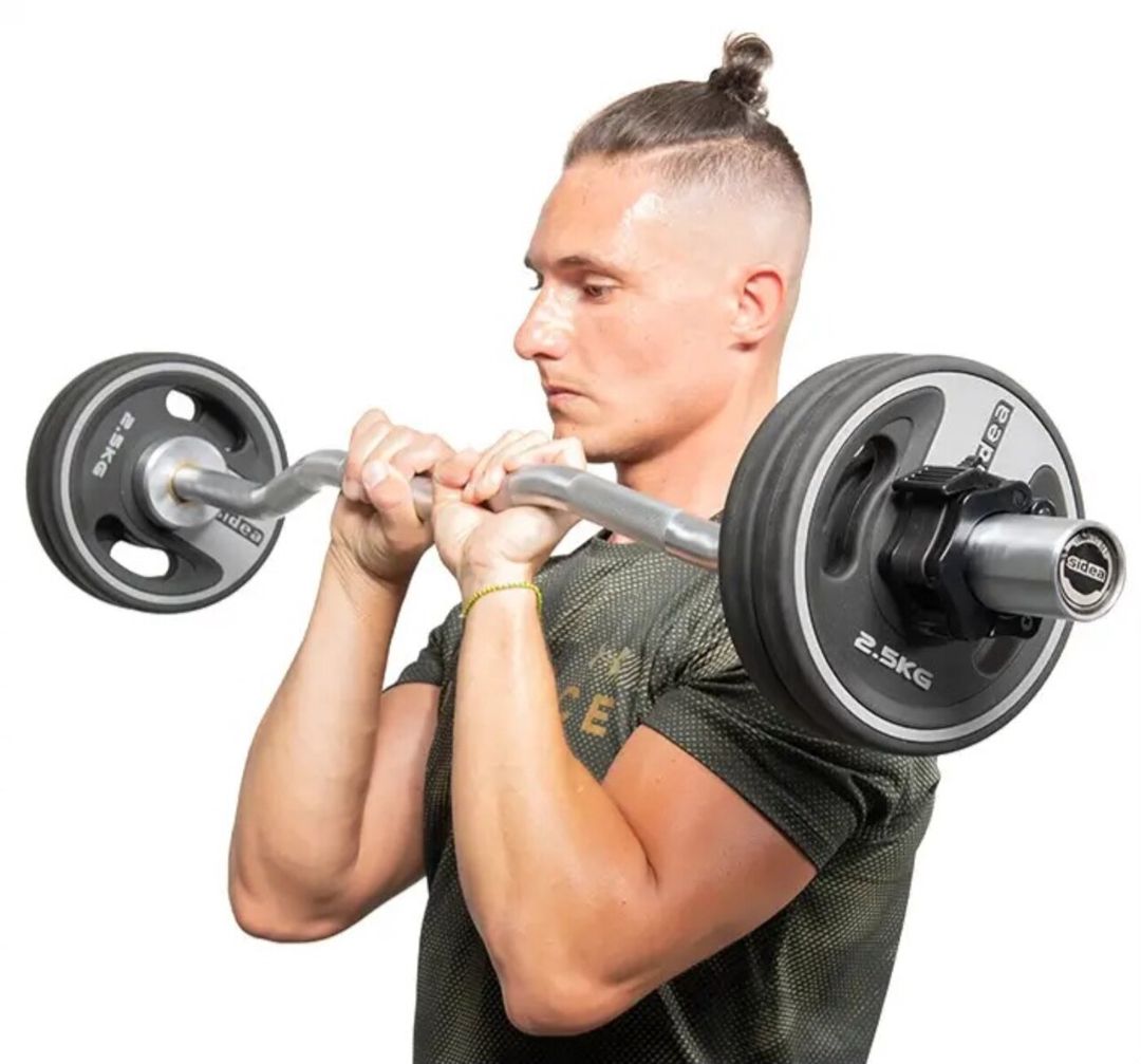 Ez Curl Barbell Bar F50 ştanq qrifi — İdman, hobi, istirahət, Bakı (6)