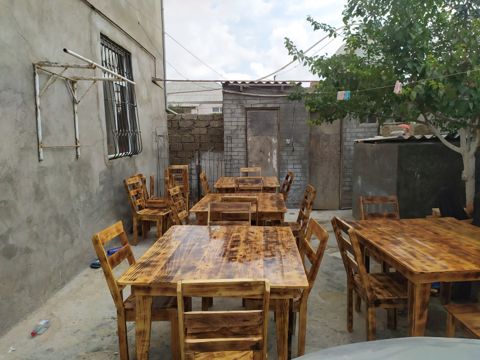 Masa və oturacaqlar — Bakı