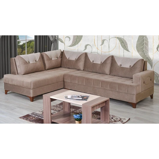 Künc Divan Perla Yumşaq mebel Kompakt SOL - BX 2316 - 16 — Bakı