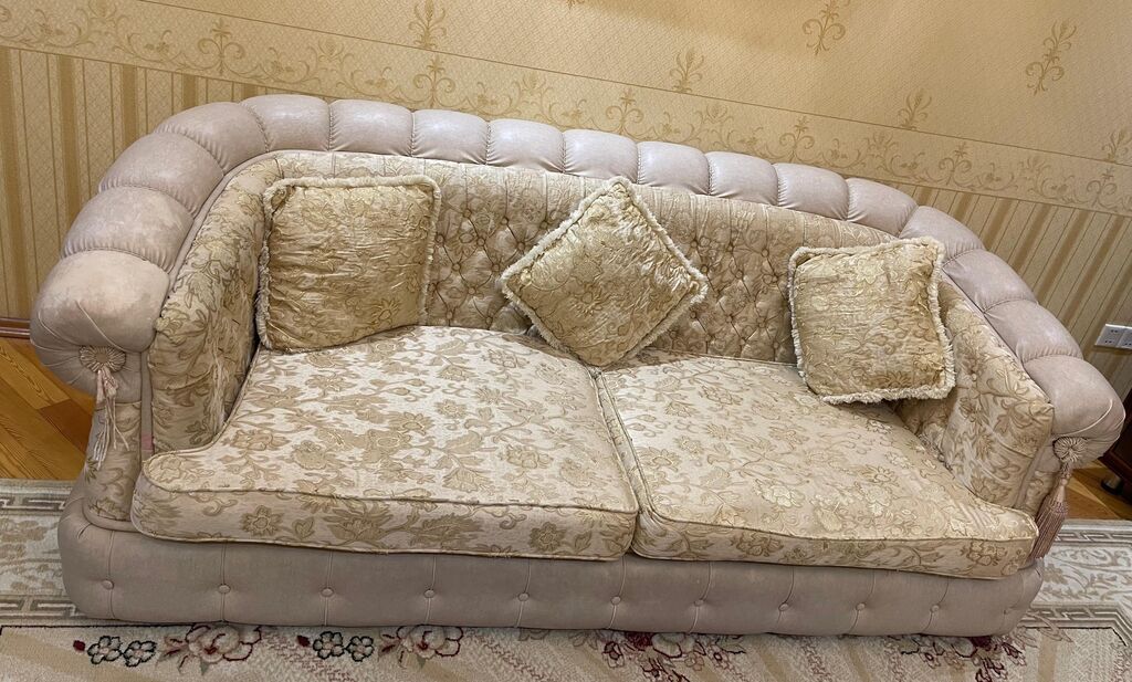 Yumşaq mebel dəsti. Dəst 2 ədəd 2 nəfərlik divan və 2 ədəd tək — Yumşaq mobilya dəstləri, Masazır (2)