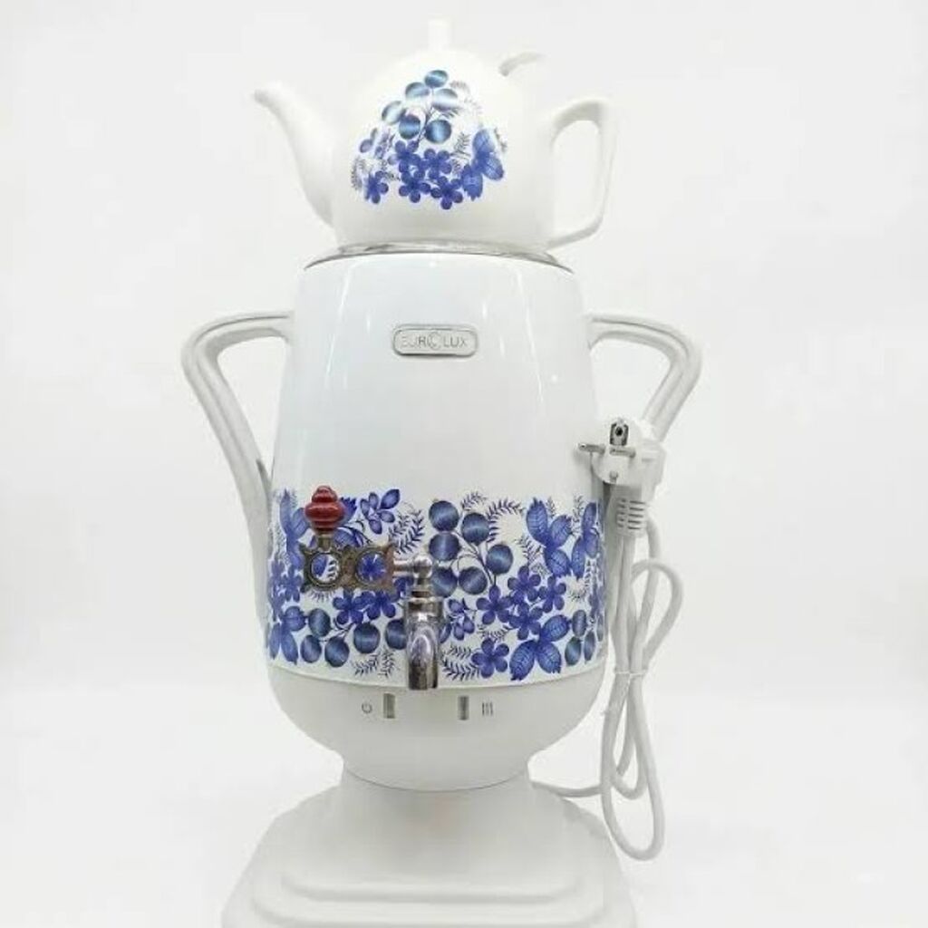 Eurolux EU-ES5455JW elektrik samovar Gündəlik və qonaqlıq çay — Samovarlar, Bakı (2)