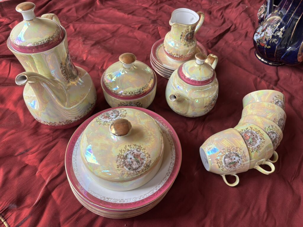 Çay dəsti, Farfor, 6 nəfərlik — Süfrə qabı, Digah (3)