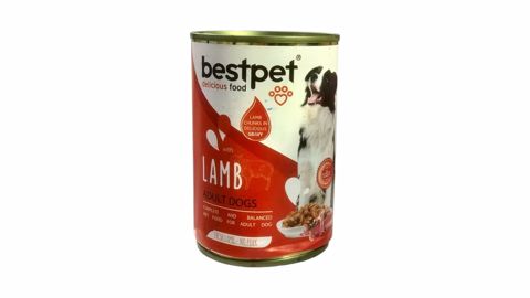Konserv Best Pet Lamb Adult Dogs, 400 q — Bakı