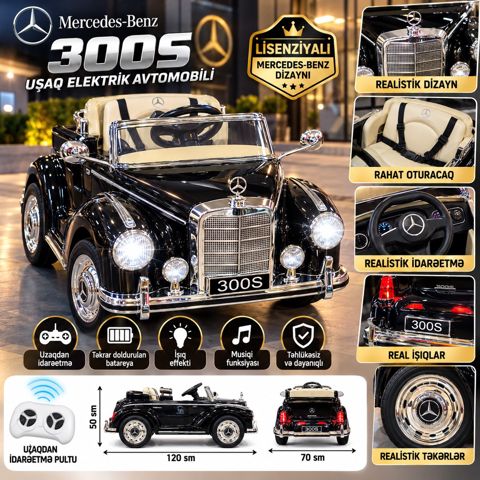 Klassik Uşaq Elektromobili 300S — Bakı
