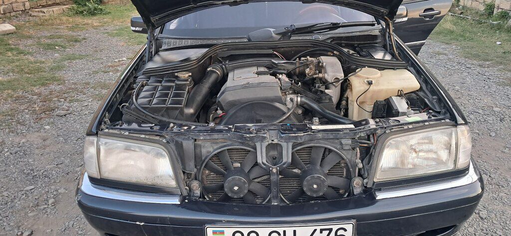 Mercedes C 180, 1.8 L, 1996 il, 250 000 km — Avtomobillər, Qəbələ (9)