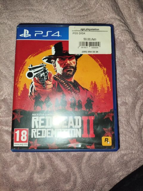 PS4 üçün Red Ded Redemption 2-45m oyun diski — Bakı