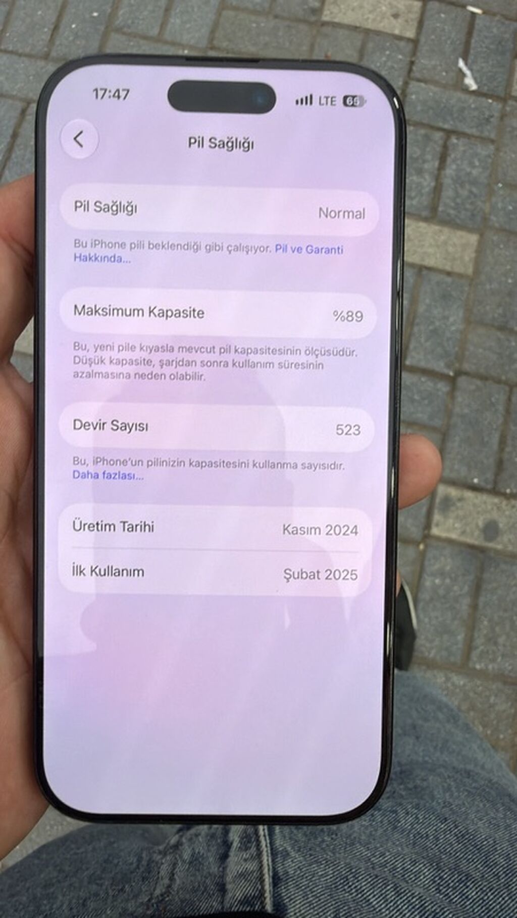 IPhone 15 Pro, Black Titanium, Face ID — Apple iPhone, Sumqayıt (6)