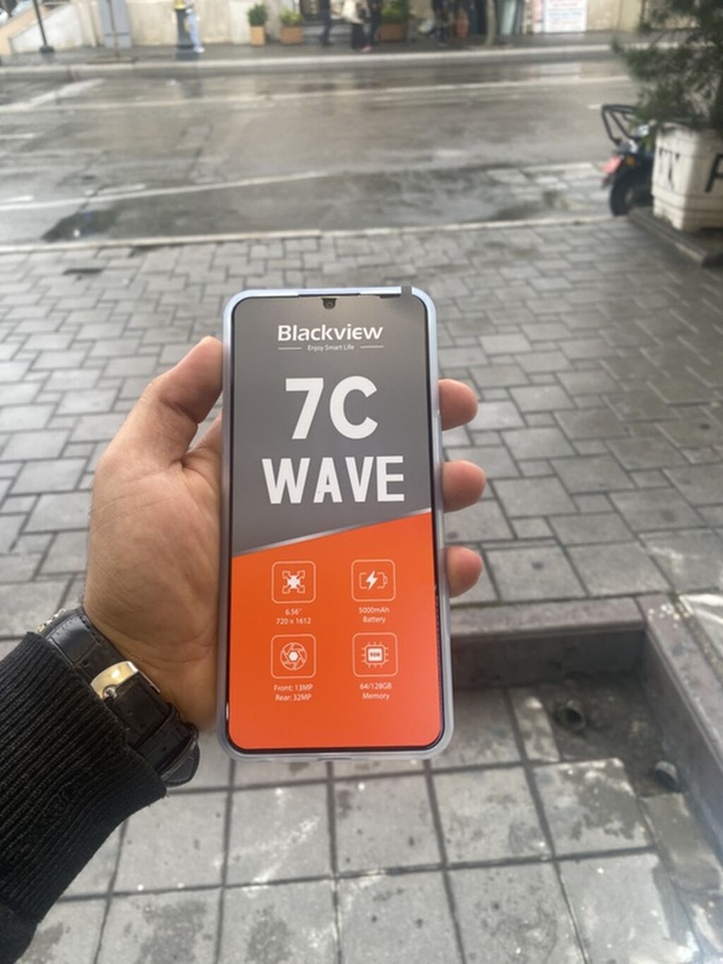 Blackview Wave 7C smartfon - Ekran: 6.56" HD+ (720×1612) - Yaddaş — Digər smartfonlar, Bakı (4)