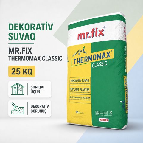 Mr.Fix Thermomax Classic dekorativ suvaq 25 kq — Bakı