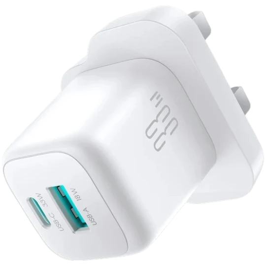 Telefon adapteri Joyroom JR-TG7 QC Charger PD 33W C White — Şarj cihazları, Bakı (2)