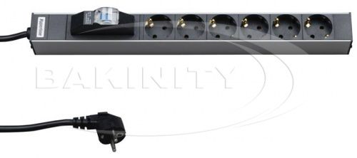 Hyperline PDU rozetka bloku, 6 rozetka — Elektrika, Bakı