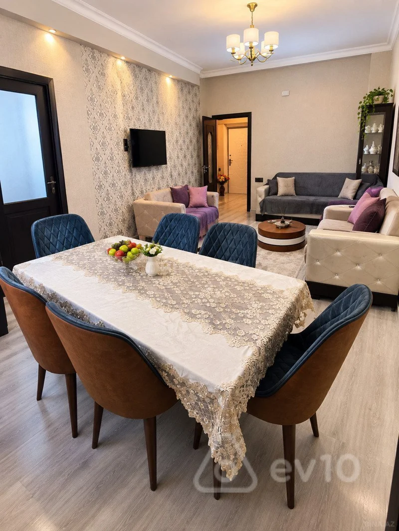 2 otaqlı mənzil, 70 m², Naxcivanski kucesi — kirayə — Mənzil, Bakı (2)