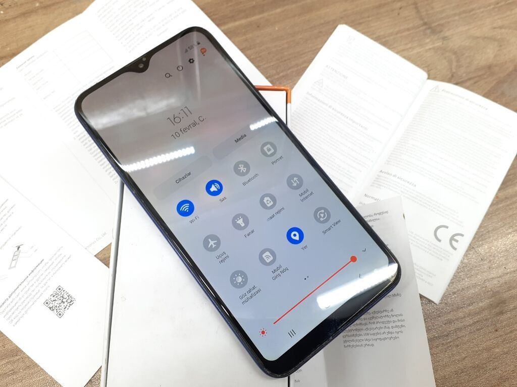 Samsung Galaxy A10, 32 GB, rəng - Göy, Zəmanət, Düyməli, Sensor — Samsung, Gəncə (8)