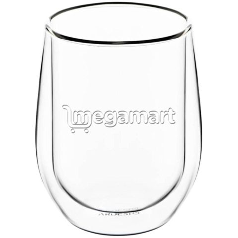 Stəkan dəsti Ardesto Doublewall mug set, 320ml, 2pcs, borosilicate glass, transparent (AR2637G) — Bakı