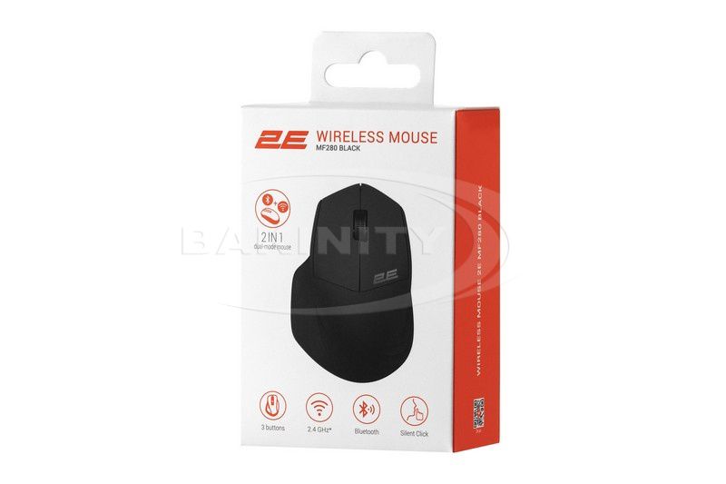 Siçan 2E MF280 Silent (2E-MF280WBK) — Kompüterlər və noutbuklar, Bakı (4)