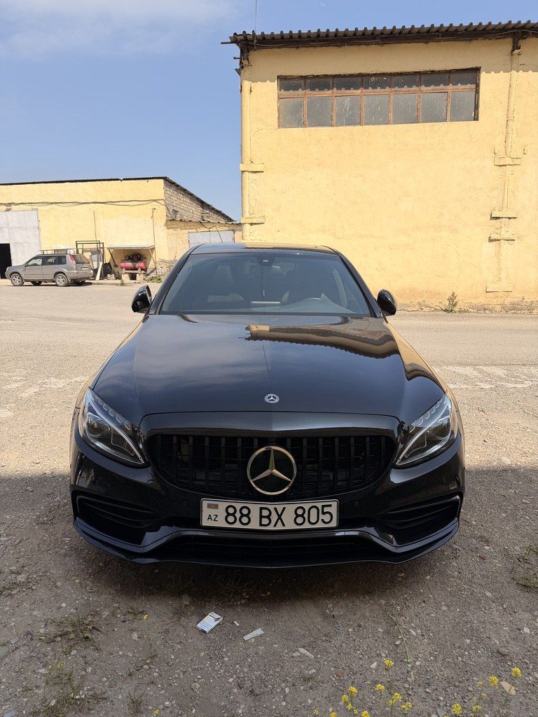 Mercedes C 300, 2.0 L, 2018 il, 124 500 km 88-BX-805 — Avtomobillər, Bakı (2)