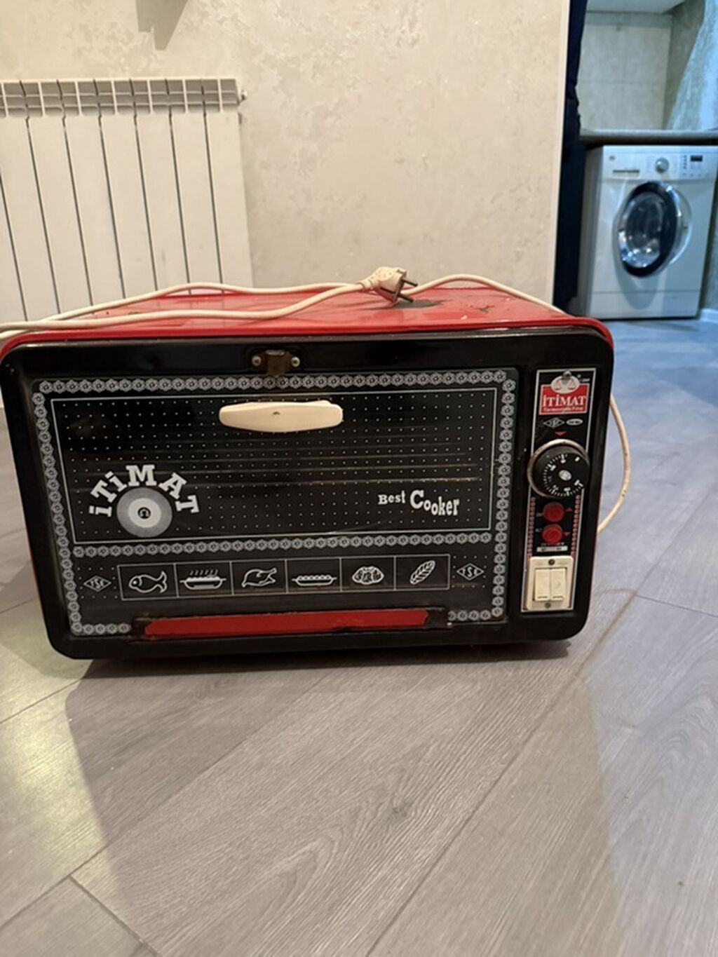 İtimat “Best Cooker” elektrik sobası İşlənmiş orta ölçülü elektrik — Masaüstü plitələr, Xırdalan (3)