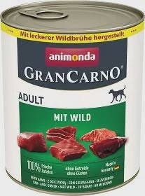 Gran Carno Adult, yetkin itlər üçün konserv, ov əti ilə, 800 q — Zoo.az