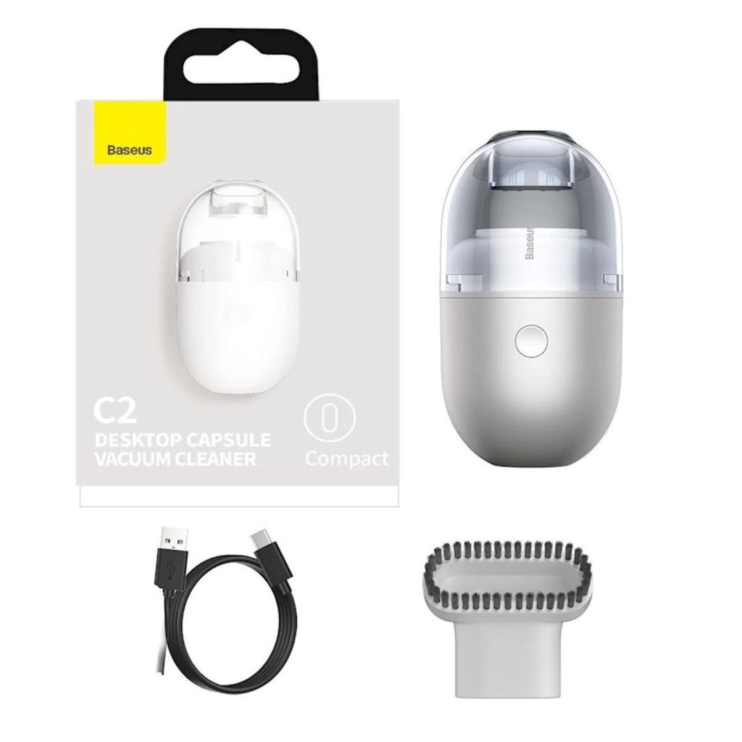 Simsiz əl tozsoranı Baseus C2 Desktop Capsule Vacuum Cleaner CRXCQC2-06 Green — Ev texnikası, Bakı