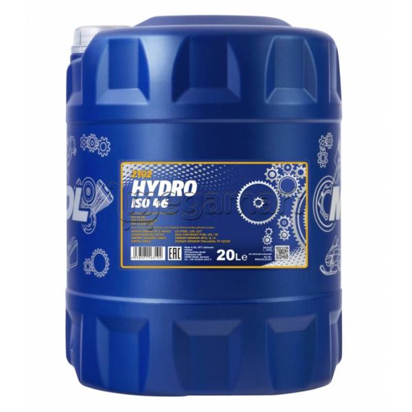 Mühərrik yağı Mannol 2102 Hydro ISO 46 HL 20L Plastic — Yağlar və texniki mayelər, Bakı