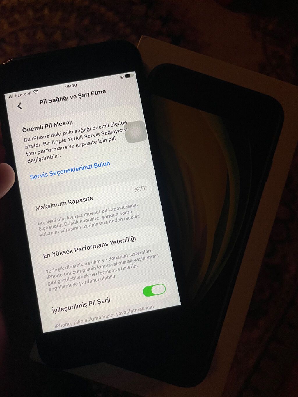 IPhone SE 2020, 64 GB, Jet Black, Barmaq izi — Apple iPhone, Bakı (3)