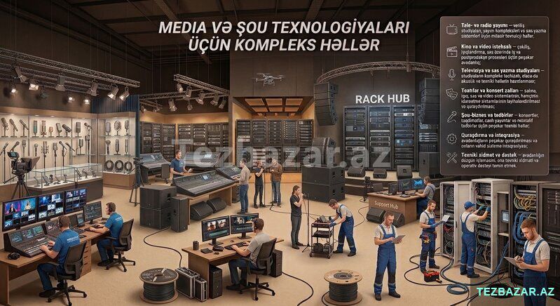 Səs,ışıq və studiya avadanlıqları satışı və quraşdırılması — Mallar, Bakı (3)