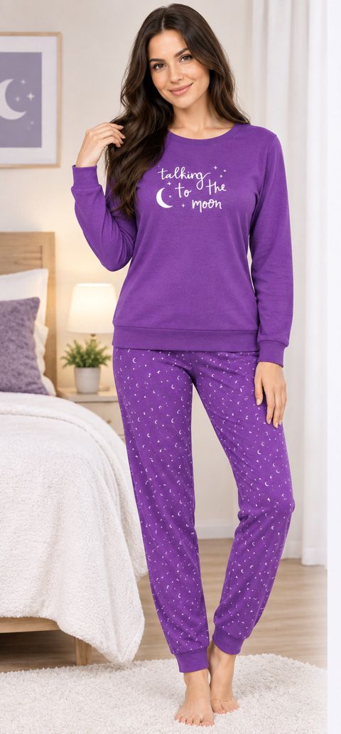 Şalvarlı pijama dəsti, bənövşəyi, pambıq, ölçü 40/42 — 30 ₼ · Bakı · Mallar Şalvarlı pijama dəsti, bənövşəyi, pambıq, ölçü 40/42 — Bakı