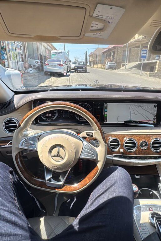 Mercedes S 63 AMG, 5.5 L, 2015 il, 99 000 km — Avtomobillər, Gəncə (3)
