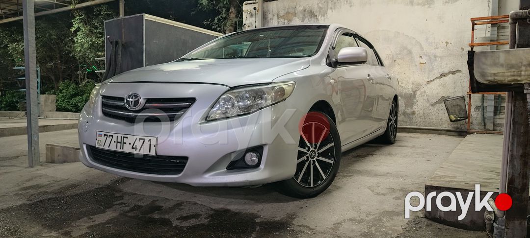Toyota Corolla, gümüş rəng, istifadə olunmuş 77-HF-471 — Avtomobillər, Sumqayıt (2)