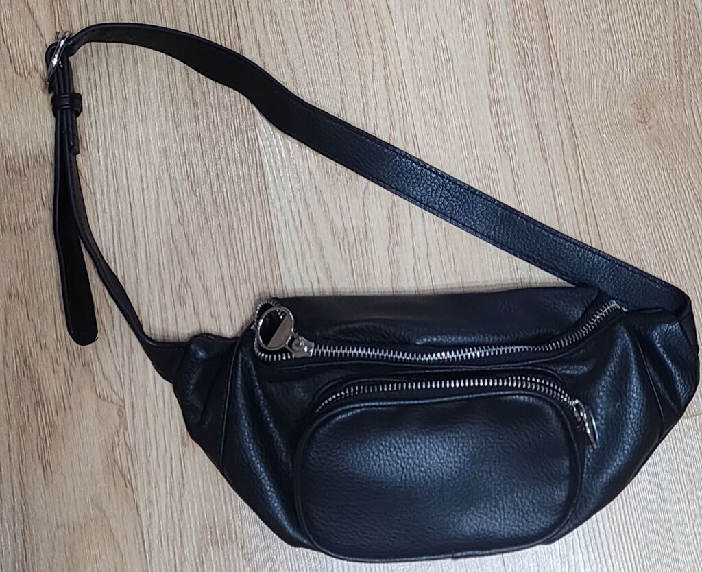 Terranova- Qara bel/çiyin çantası (belt bag, crossbody) - Material — Çantalar, çamadanlar, cüzdanlar, Bakı (2)