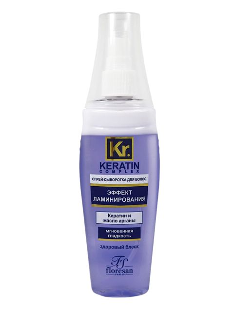 Saçlar üçün sprey-zərdab Floresan Cosmetic Keratin Complex Laminasiya effekti 135 ml — Bakı