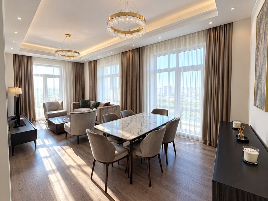 İcarəyə verilir 3 otaqlı yeni tikili 115 m² — Mənzil, Bakı (2)