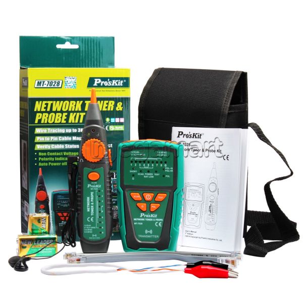Telekommunikasiya Şəbəkəsi və Məlumat Xətti Test Cihazı ProsKit MT-7028 Network Tester and Probe Kit — Sənaye, Bakı (3)