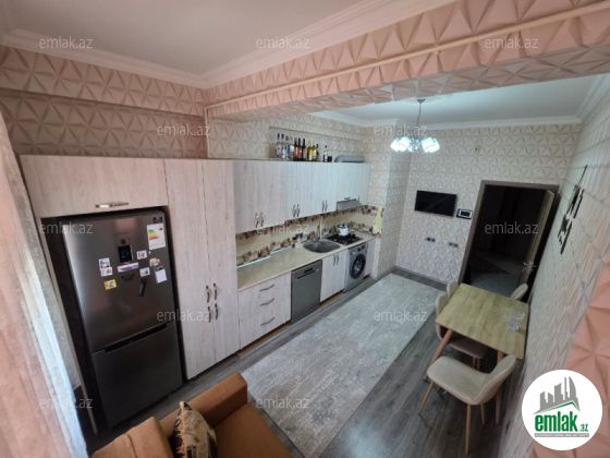 Satılır 2 otaqlı 95 m² yeni tikili Həzi Aslanov m — Mənzil (4)