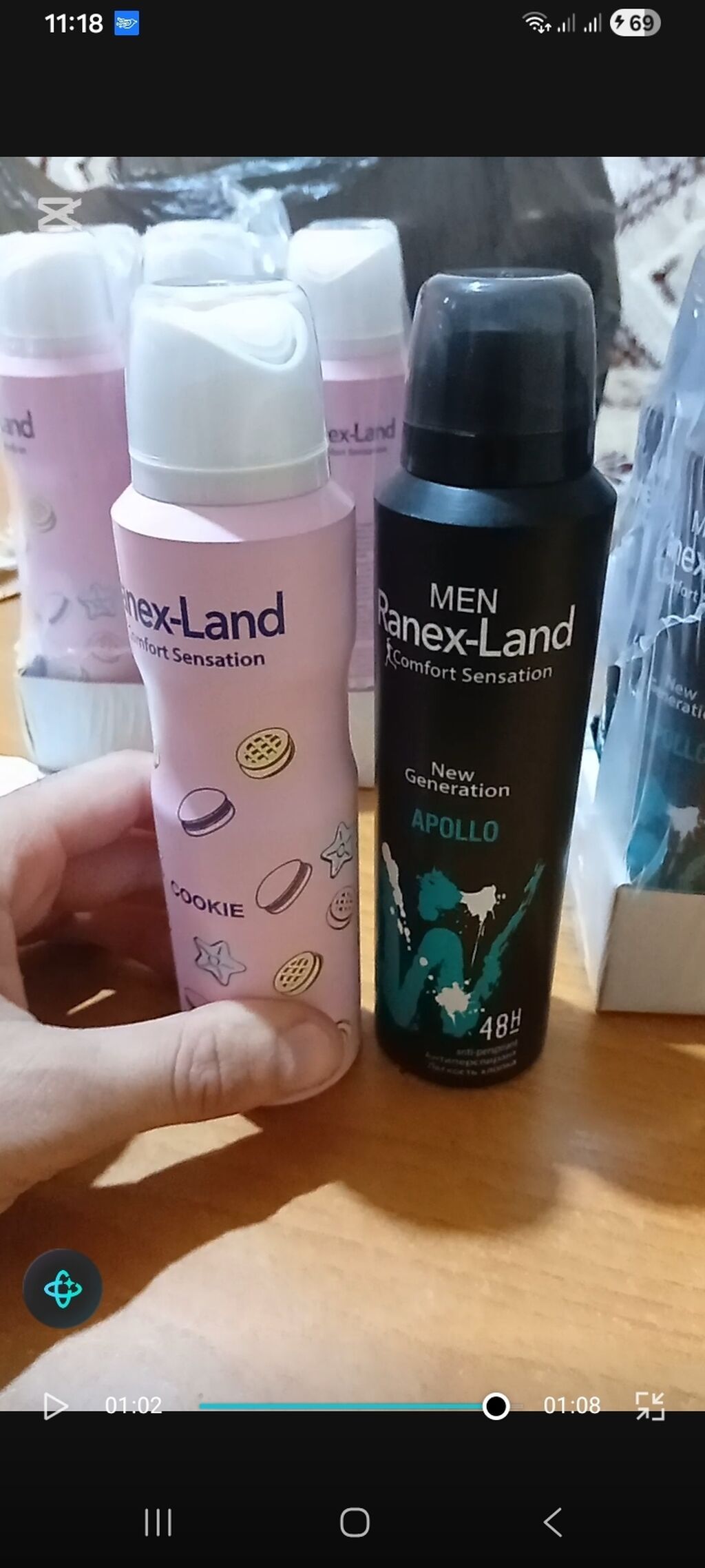 Məhsul: Bədən spreyləri və dezodorant dəsti 1 ededi-2.50qepik beden — Kosmetik və parfüm dəstləri, Bakı (2)