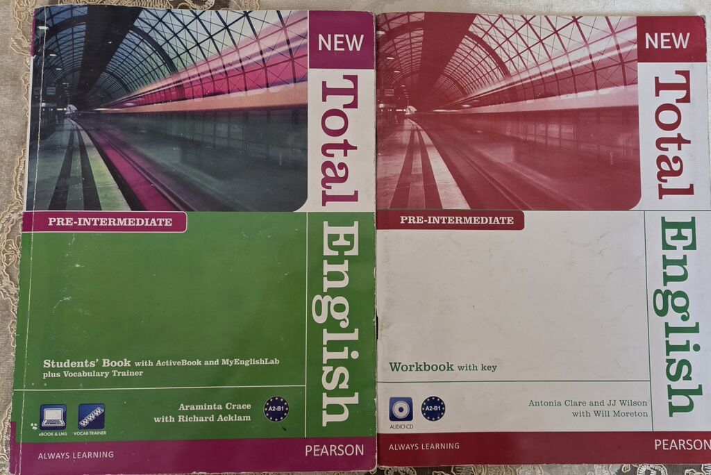 Məhsul: New Total English – Pre-Intermediate (A2–B1) dəst Nəşriyyat — Kitablar, Bakı