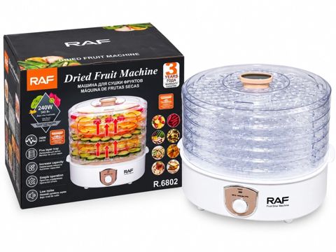Meyvə Qurudan Aparat RAF R.6802 Meyvə və Qida Quruducu – 240W Meyvə — Digah