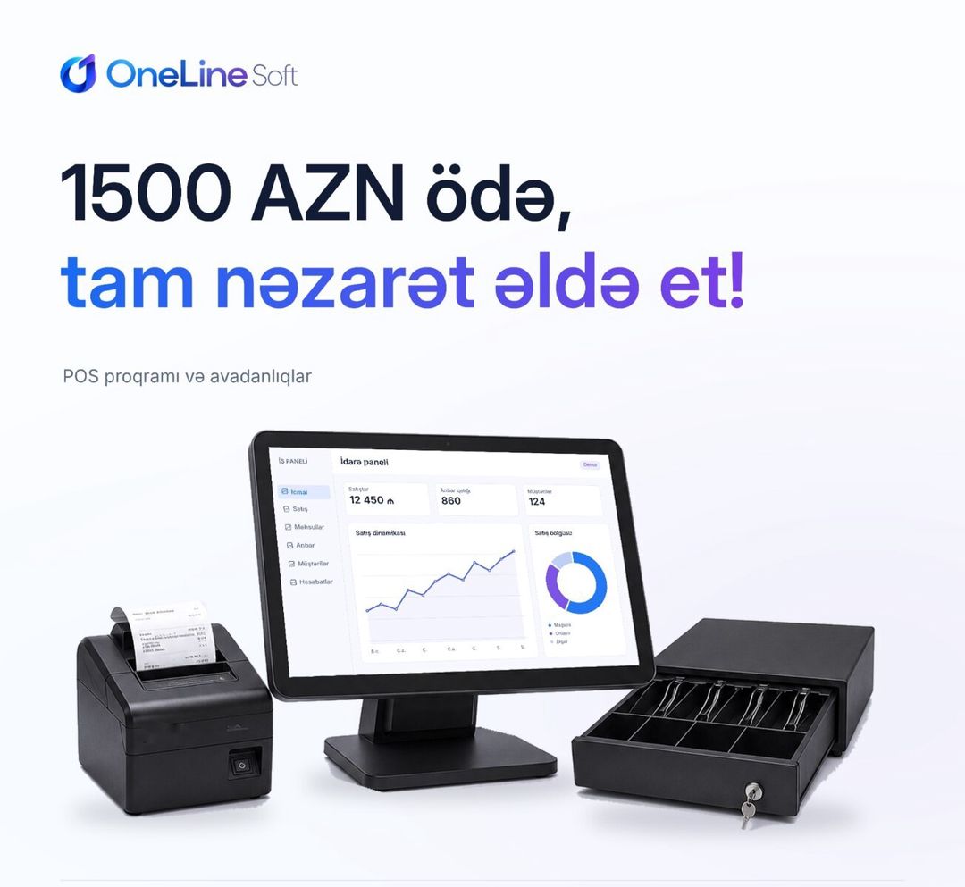 POS proqramı və avadanlıq dəsti — Biznes və avadanlıq, Bakı