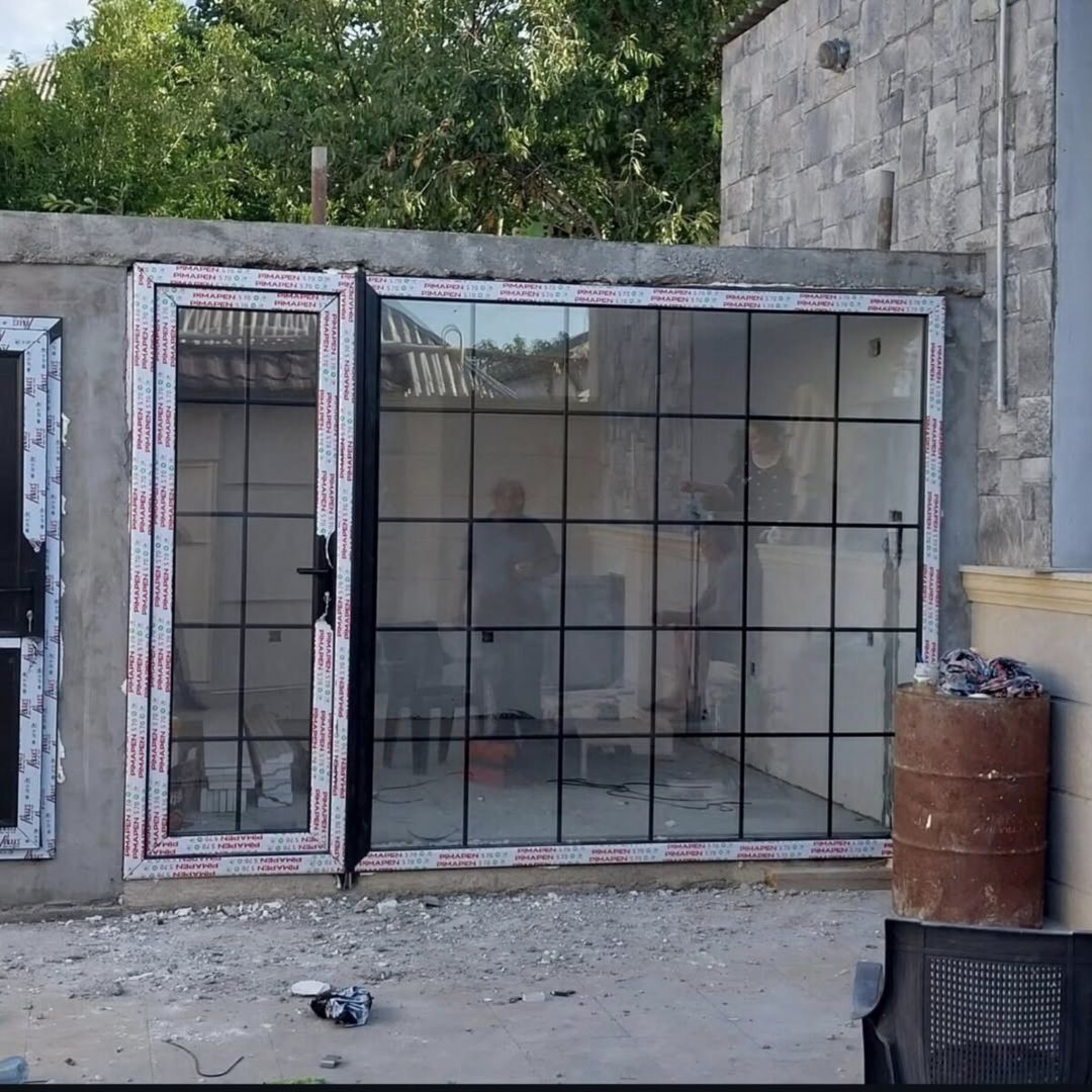 Plastik qapı və pəncərə — Təmir və inşaat, Bakı