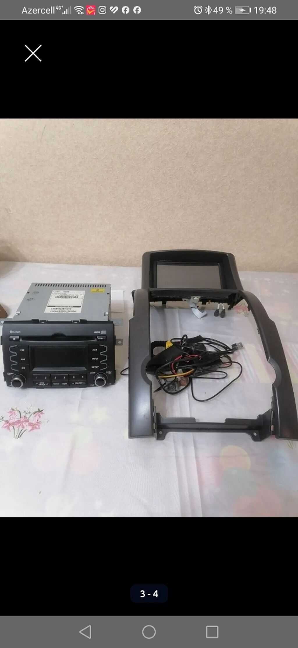Hyundai ix35 üçün orijinal multimedia/radio başlıq dəsti Tərkib — Avtomobil akustikası, Bakı (2)