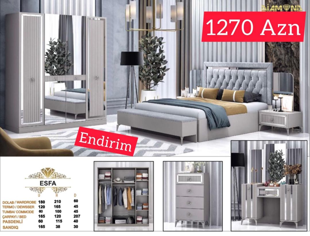Yataq otağı mebelləri — Mebel, Bakı (10)