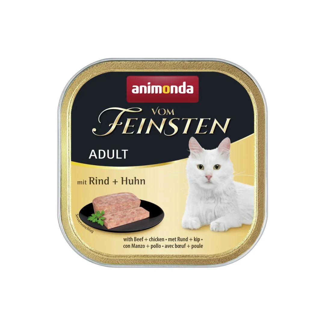 Animonda Vom Feinsten Adult, böyük pişiklər üçün mal əti və toyuq əti ilə yaş pasta yeməyi, 100 гр — 2.4 ₼ · Bakı · Pişiklər Animonda Vom Feinsten Adult, böyük pişiklər üçün mal əti və toyuq əti ilə yaş pasta yeməyi, 100 гр — Bakı