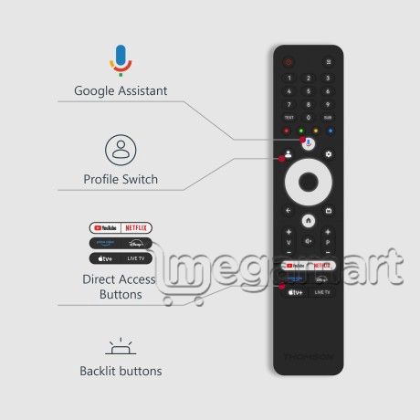 Televizor Thomson 65" QLED Pro 4K 144Hz Smart Google TV Black (65QG7C14) — Televizorlar, Bakı (2)
