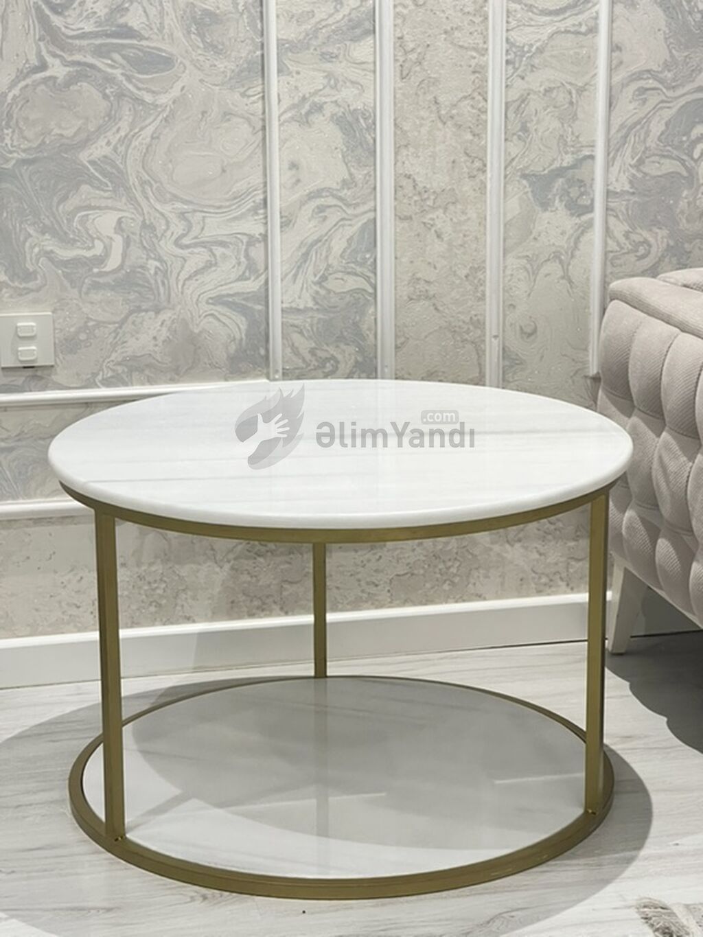 Yumru masa, Açılmayan, Təkərsiz, Zəmanətsiz — Yataq otağı mobilya dəstləri, Bakı (2)