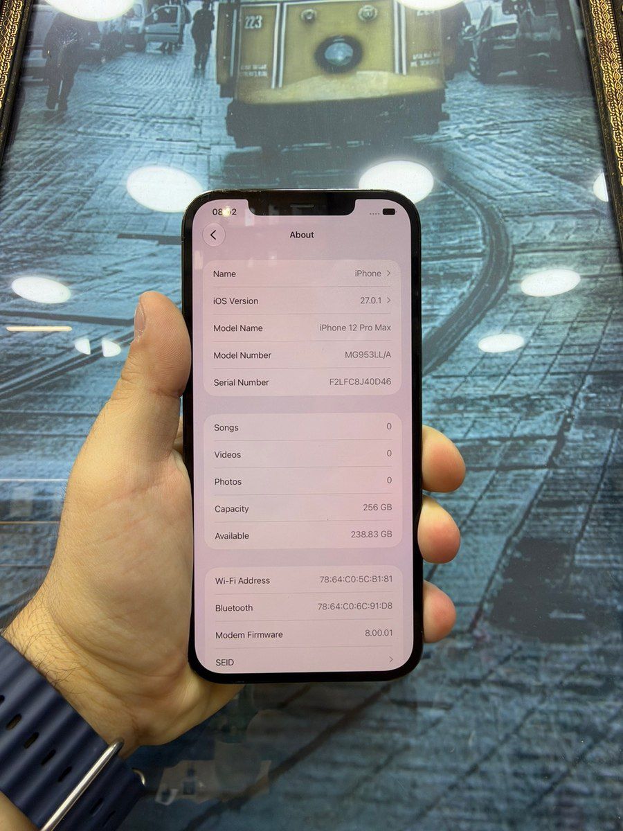 Apple iPhone 12 Pro Max Pacific Blue 256GB/6GB — Smartfonlar, Bakı (2)